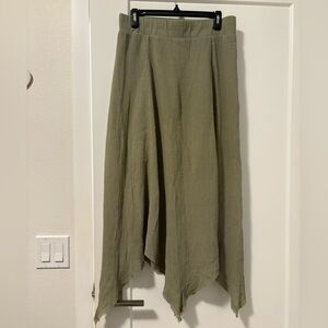 Olive Green Women's Skirt